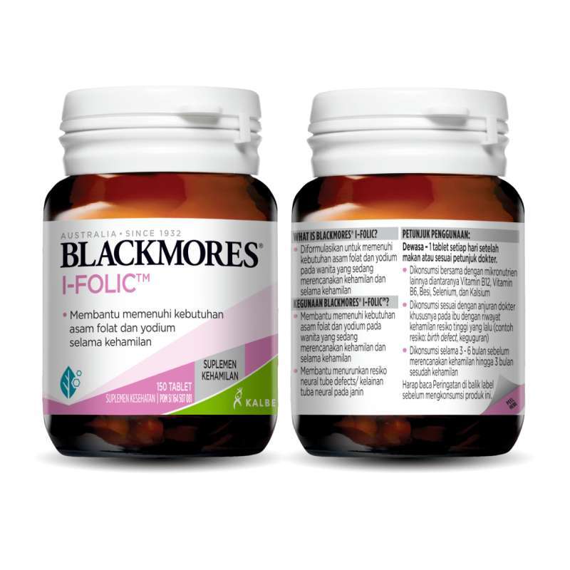 Perbedaan Blackmores I-Folic dan Pregnancy