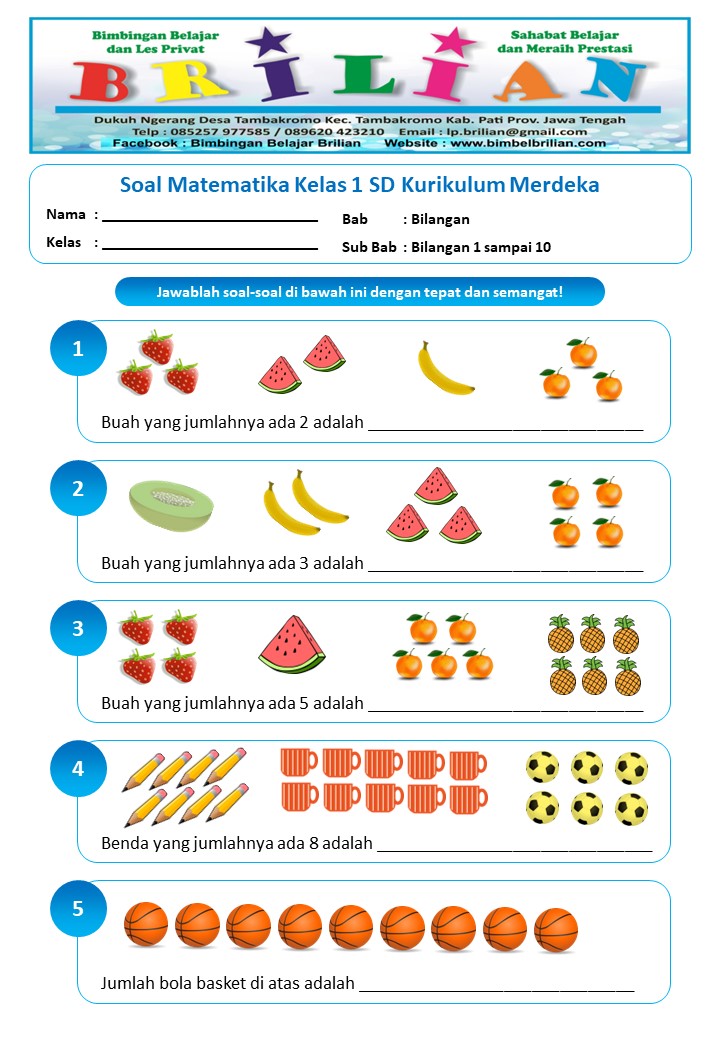 7 Rahasia Cepat Pahami Soal Matematika Kelas 1 Semester 1 Kurikulum Merdeka Terbaru 2026